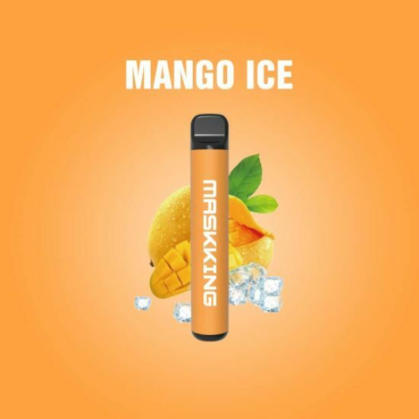 Одноразовая электронная сигарета Maskking High Pro Mango Ice (Манговый Лёд) 1000 затяжек в Луганске