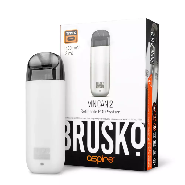 Brusko MINICAN 2 (400 мАч, Белый) в Луганске