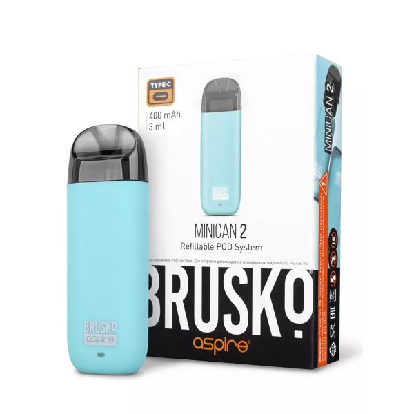 Brusko MINICAN 2 (400 мАч, Бирюзовый) в Луганске
