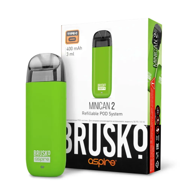 Brusko MINICAN 2 (400 мАч, Зеленый) в Луганске