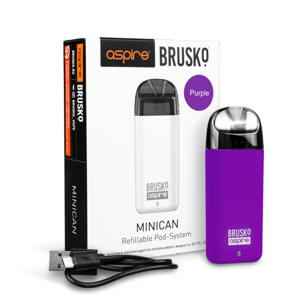 Brusko MINICAN 2 (400 мАч, Фиолетовый) в Луганске