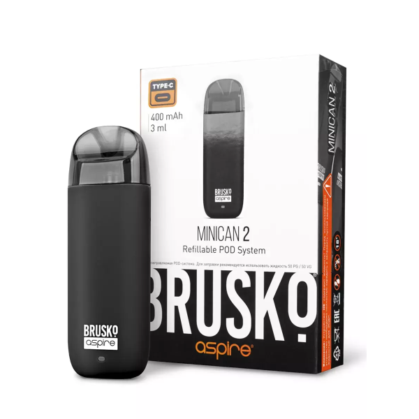 Brusko MINICAN 2 (400 мАч, Черный) в Луганске