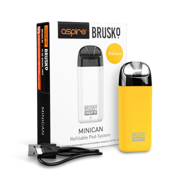 Brusko MINICAN plus (850 мАч, Желтый) в Луганске