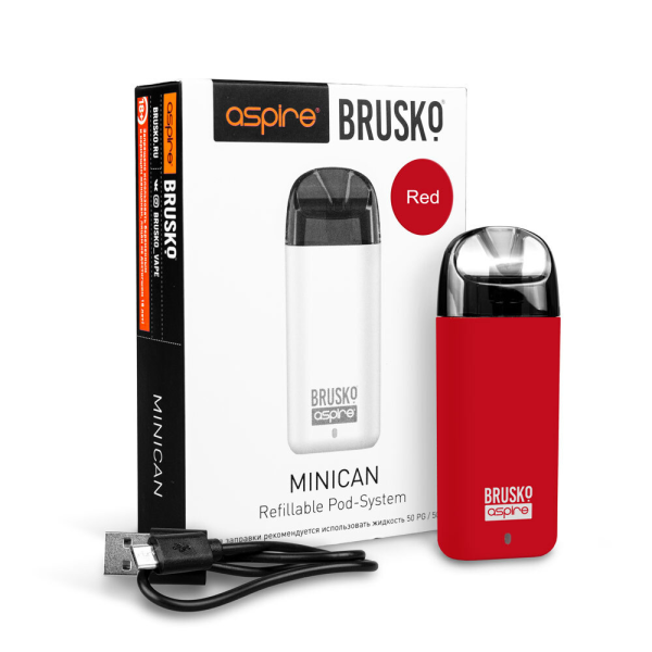 Brusko MINICAN plus (850 мАч, Красный) в Луганске