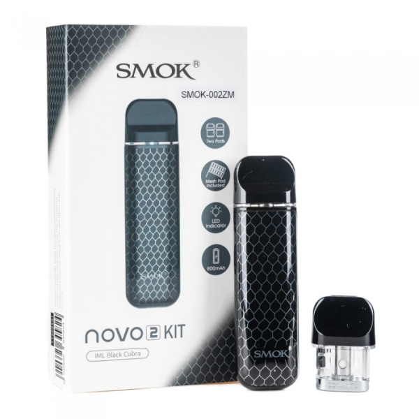 POD-система SMOK Novo 2 Pod 800 mAh Black Carbon в Луганске