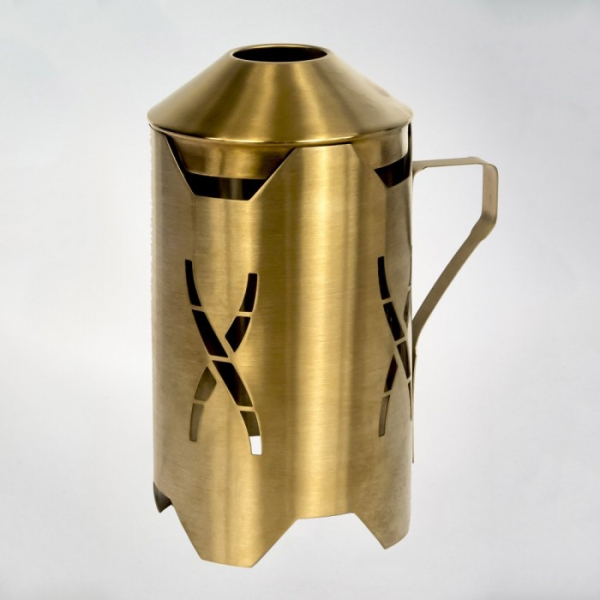 Колпак HOOB Windcover золотой для кальяна в Луганске