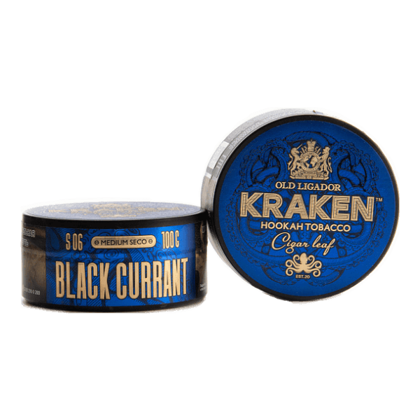 Табак Kraken Medium Seco Black Currant (Черная Смородина) 100 гр в Луганске