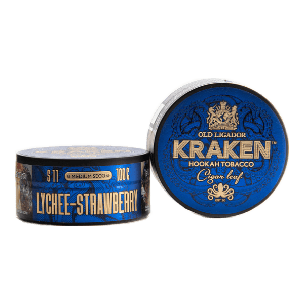 Табак Kraken Medium Seco Lychee strawberry (Личи и клубника) 100 гр в Луганске