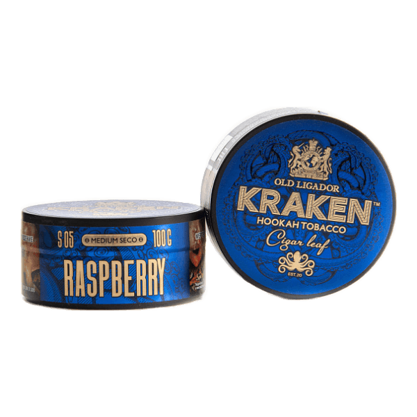 Табак Kraken Medium Seco Raspberry (Малина) 100 гр в Луганске