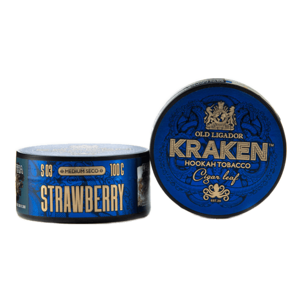 Табак Kraken Medium Seco Strawberr (Клубника) 100 гр в Луганске