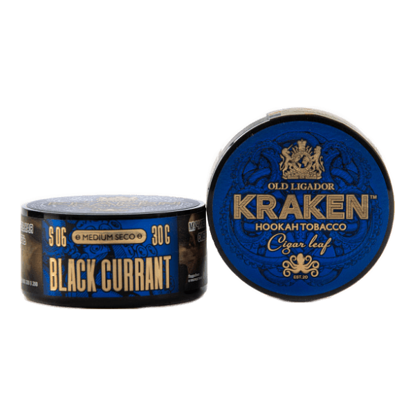 Табак Kraken Medium Seco Black Currant (Черная смородина) 30 гр в Луганске