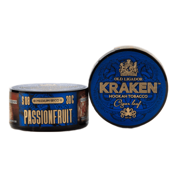 Табак Kraken Medium Seco Passion Fruit (Маракуйя) 30 гр в Луганске