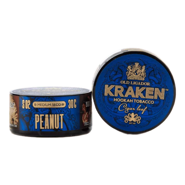 Табак Kraken Medium Seco Peanut (Арахис) 30 гр в Луганске