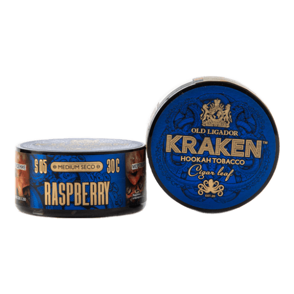 Табак Kraken Medium Seco Raspberry (Малина) 30 гр в Луганске
