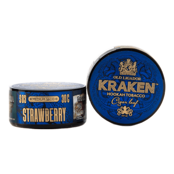 Табак Kraken Medium Seco Strawberr (Клубника) 30 гр в Луганске