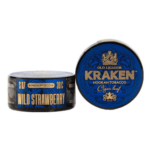 Табак Kraken Medium Seco wild strawberry (Земляника) 30 гр в Луганске