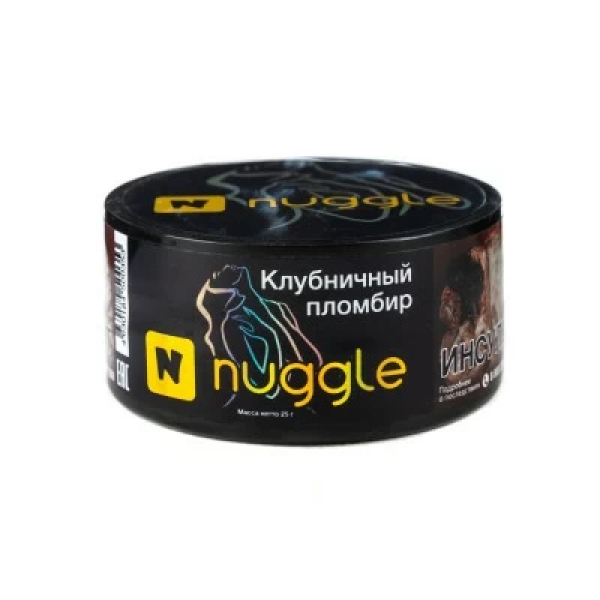 Табак Nuggle Клубничный пломбир 25 гр в Луганске