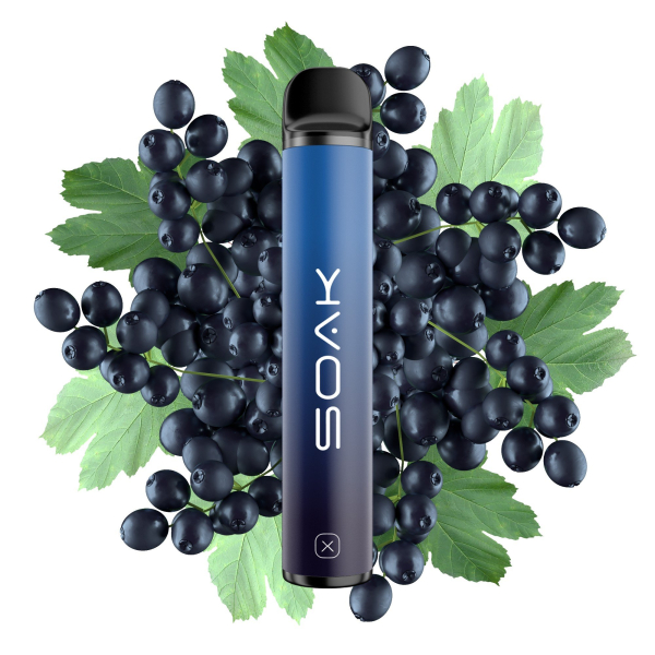 SOAK X Forest Blackcurrant (Лесная черная смородина), 1500 тяг в Луганске
