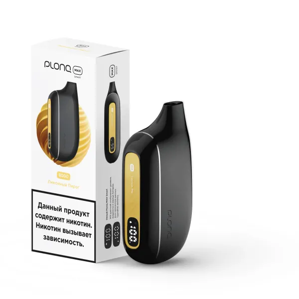 Plonq Max Smart Лимонный Пирог (8000 Затяжек) 20 Мг в Луганске
