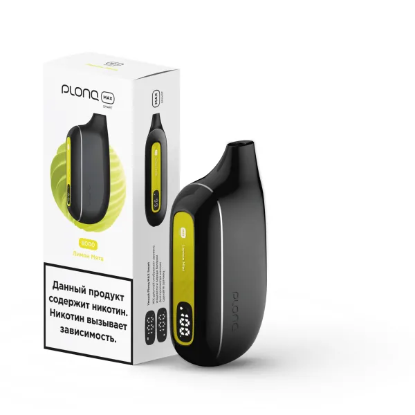 Plonq Max Smart Лимон Мята (8000 Затяжек) 20 Мг в Луганске