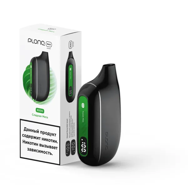 Plonq Max Smart Сладкая Мята (8000 Затяжек) 20 Мг в Луганске