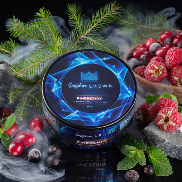 Табак Sapphire Crown Pineberry (Ягоды хвоя Мята) 100 гр в Луганске