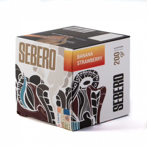 Табак SEBERO BANANA STRAWBERRY 200 грамм в Луганске
