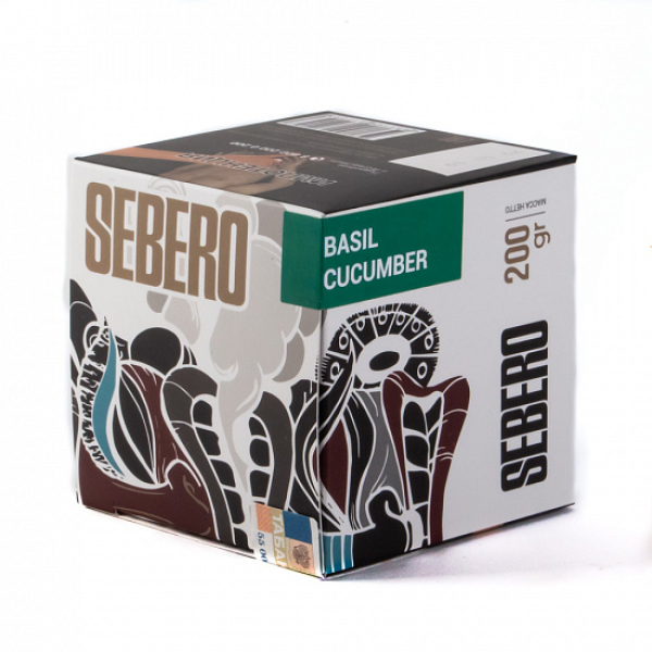 Табак SEBERO BASIL CUCUMBER 200 грамм в Луганске