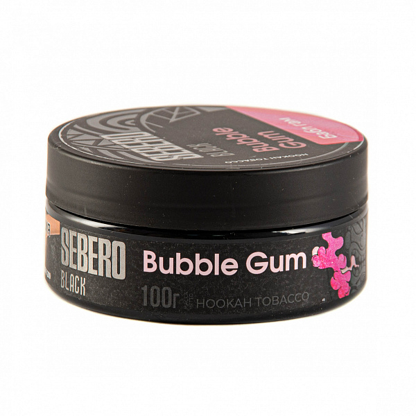 Табак SEBERO BLACK BUBBLE GUM 100 гр в Луганске