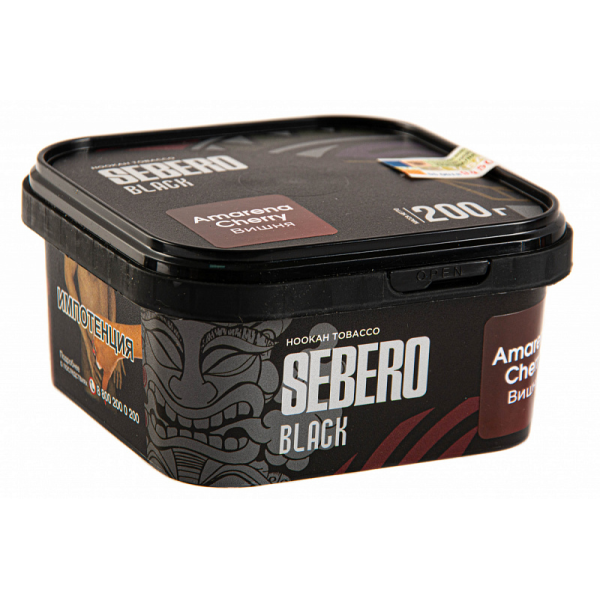 Табак SEBERO BLACK AMARENA CHERRY 200 гр в Луганске