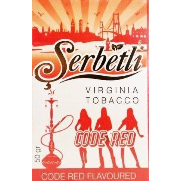 Табак Serbetli Code Red 50 грамм в Луганске