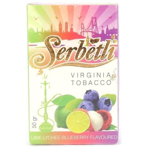 Табак Serbetli Lime Lychee Blueberry в Луганске
