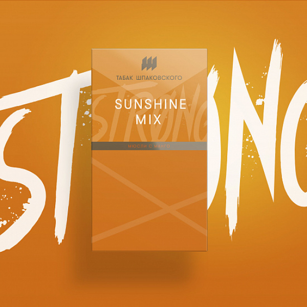 Табак Шпаковского Strong Sunshine MIx (Мюсли Манго) 40 гр в Луганске