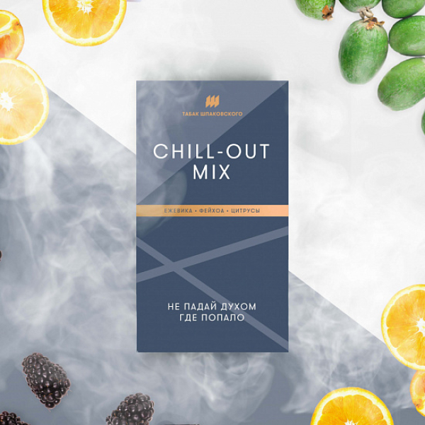 Табак Шпаковского Chill Out (Ежевика Фейхоа Цитрусы) 40 грамм в Луганске