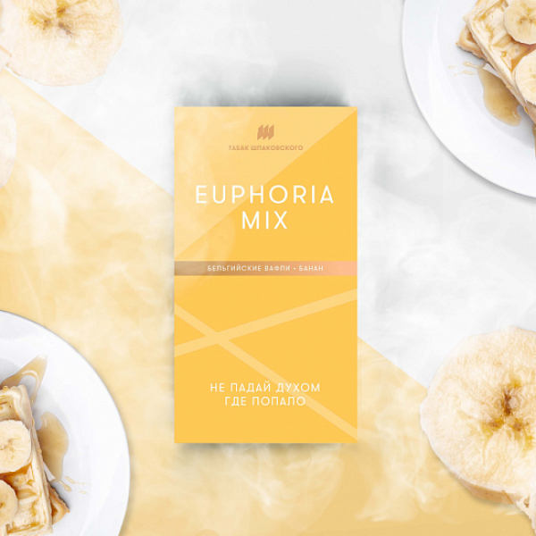 Табак Шпаковского Euphoria (Бельгийские Вафли Банан) 40 грамм в Луганске