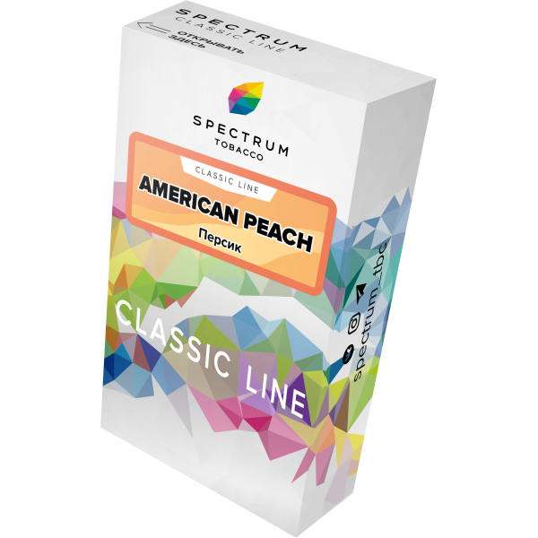 Табак Spectrum Classic american peach 40 грамм в Луганске