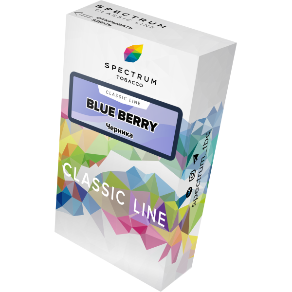 Табак Spectrum Classic blue berry 40 грамм в Луганске