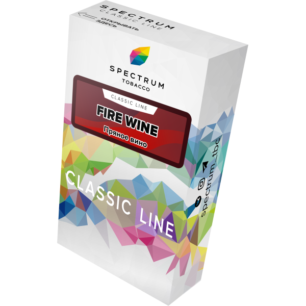 Табак Spectrum Classic fire wine 40 грамм в Луганске