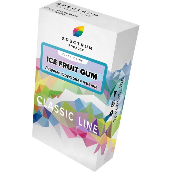 Табак Spectrum Classic ice fruit gum 40 грамм в Луганске