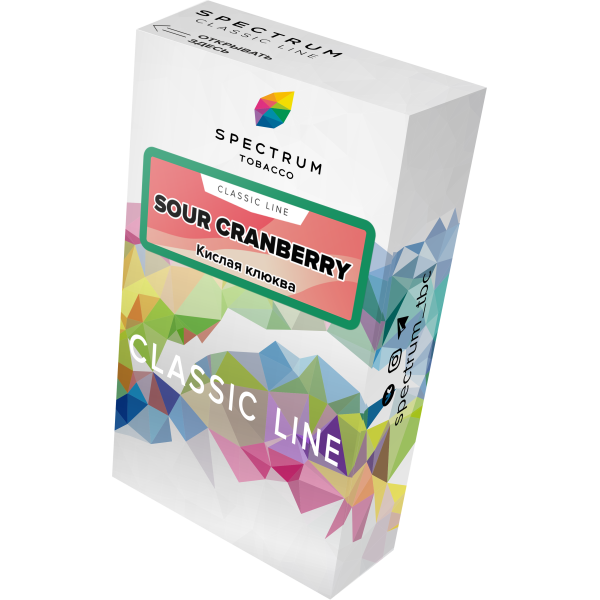 Табак Spectrum Classic sour cranberry 40 грамм в Луганске