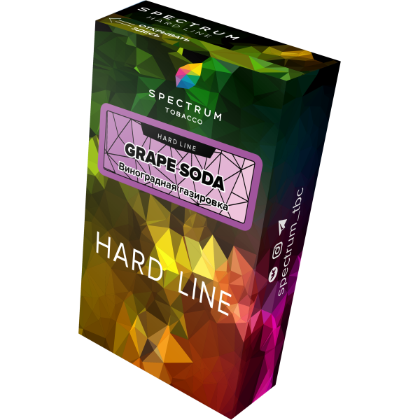 Табак Spectrum Hard grape soda 40 грамм в Луганске