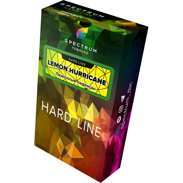 Табак Spectrum Hard lemon hurricane 40 грамм в Луганске