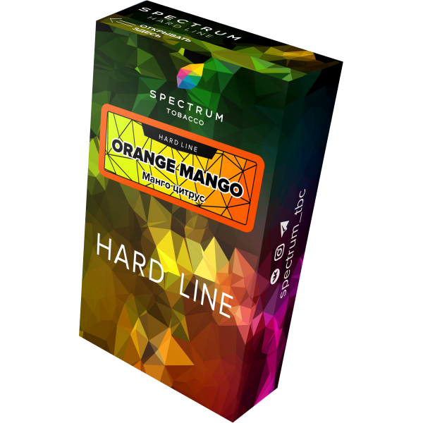 Табак Spectrum Hard orange mango 40 грамм в Луганске