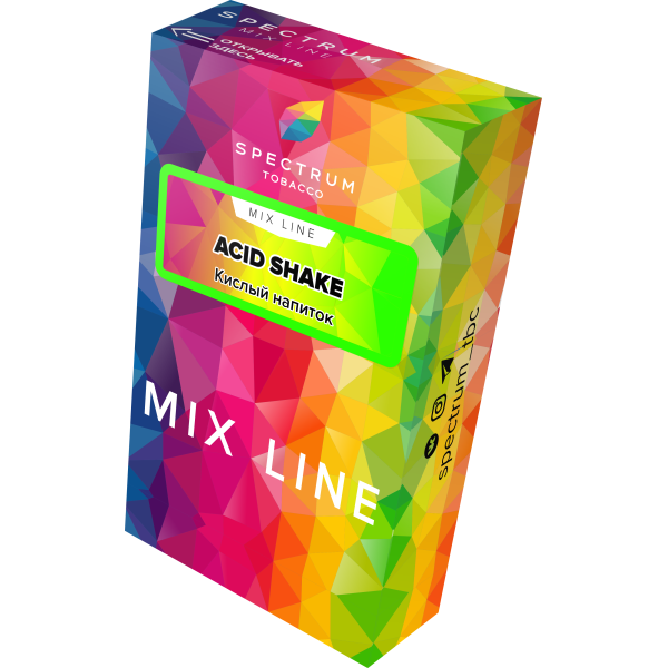 Табак Spectrum Mix Line Acid Shake 40 грамм в Луганске