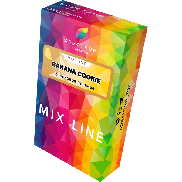 Табак Spectrum Mix Line Banana Cookie 40 грамм в Луганске