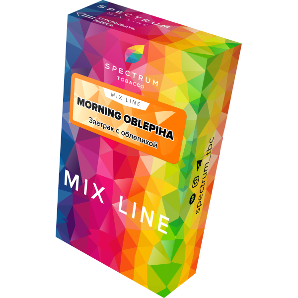 Табак Spectrum Mix Line Morning Oblepiha 40 грамм в Луганске