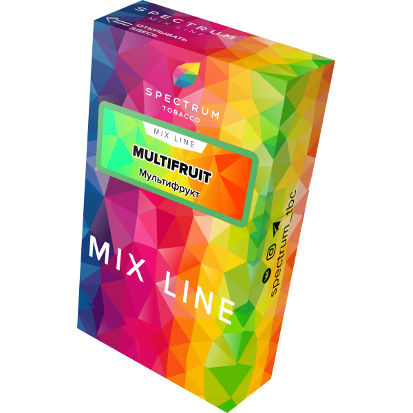 Табак Spectrum Mix Line Multifruit 40 грамм в Луганске