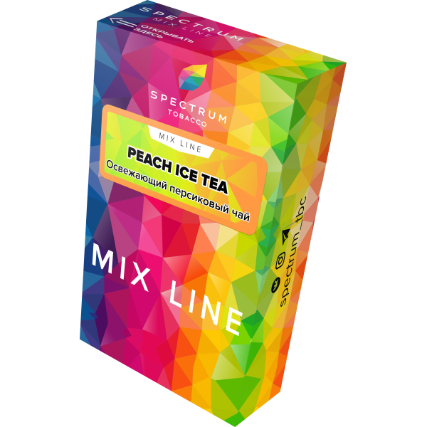Табак Spectrum Mix Line Peach Ice Tea 40 грамм в Луганске