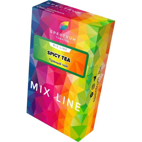 Табак Spectrum Mix Line Spicy Tea 40 грамм в Луганске