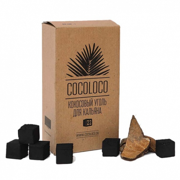 Кокосовый уголь Cocoloco 22мм в Луганске